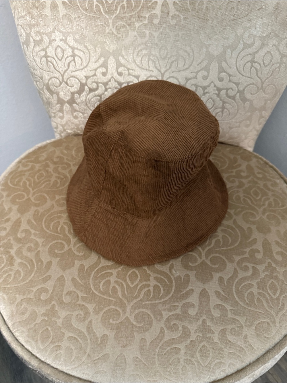 Brown Corduroy Bucket Hat
